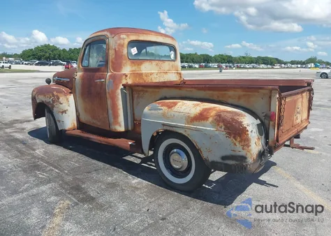1952 Ford F100 from USA, damaged, VIN F102SP11582